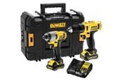 Verktøy - Dewalt 18V XR Brushless Twin Kit - 2 x 2Ah - DCK2062D2T-QW