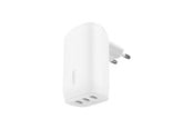 Mobil - Adaptere og ladere - Belkin BoostCharge 3 Port USB-C Charger with PPS 67W - WCC002vfWH