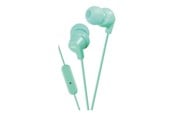 Hodetelefoner - JVC In Ear Headphones with Remote and Microphone - Mint - HA-FR15-Z-E