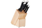 Kjøkkenredskaper - Tefal ICE FORCE Set  Wooden block + 5 knives - K232S574