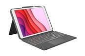 Tastatur - Logitech Combo Touch for iPad 10.2" 7/8/9th Gen - UK - Tastatur & Foliosett - Engelsk (Storbritannia) - Grå - 920-009629