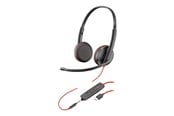Hodetelefoner - Poly Blackwire C3225 Stereo USB-A - 209747-201
