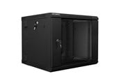 Rackskap - Lanberg WF02-6609-10B - 9U - Wall Mount Rack Cabinet - WF02-6609-10B