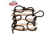 Utendørsleker - Nordic Play rope ladder 5-step with black rope - 805-461