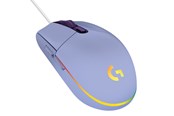 Mus - Logitech G203 LIGHTSYNC - Lilac - Gaming mus - Optisk - 6 - Lilla med RGB - 910-005853