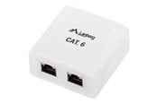 Tilbehør - Lanberg network surface mount box - OS6-0002-W