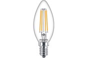 LED-lyspære - Philips LED-lyspære Classic Candle 6.5W/827 (60W) Clear E14 - 929002028055