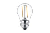 LED-lyspære - Philips LED-lyspære Classic Mini-ball 2W/827 (25W) Clear E27 - 929001238755