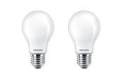 LED-lyspære - Philips LED-lyspære Classic Standard 7W/827 (60W) Frosted 2-pack E27 - 929001243067