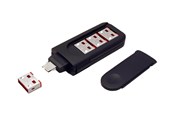 Kabinett tilbehør (kjølepasta mv.) - Roline USB Port Blocker Set. (Key + 4 Locks) - 11.02.8330
