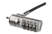 Kabinett tilbehør (kjølepasta mv.) - StarTech.com Laptop Cable Lock - Swivel Hinge - 4-Digit Combination Lock security cable lock - LTLOCK4D