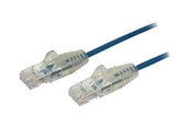 Nettverkskabel - StarTech.com 1.5m CAT6 Cable - Blue Slim CAT6 Patch Cord - Snagless - LSZH - patch cable - 1.5 m - blue - Blå - 1m - N6PAT150CMBLS