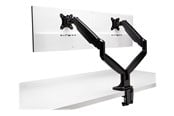 Skjermholder - Kensington SmartFit® One-Touch høydejusterbar dual skjermholder, svart - K59601WW