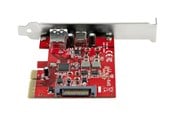 Kontroller - StarTech.com 2-Port 10Gbps USB-A & USB-C PCIe Card Adapter - USB 3.1 Gen 2 PCI Express Expansion Add-On Card - Windows macOS Linux - USB adapter - PEXUSB311AC3
