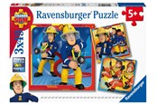 Puslespill - Ravensburger Fireman Sam To The Rescue! 3x49p - 50772