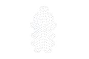 Kreative leker - Hama Ironing bead plate - Pop - 330