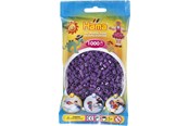 Kreative leker - Hama Beads Purple 1000 pcs - 207-07