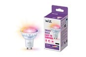 Smarthus - WiZ Color GU10 Smart Spot-pære - RGB/16 millioner farger + dimbar hvit LED - 929003772322