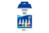 Printertilbehør blekk/toner - Epson EcoTank 664 - (Yellow Black Cyan Magenta) Ink - C13T664640