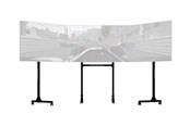 Veggmontering, AV-braketter & AV-møbler - Next Level Racing Free Standing Triple Monitor Stand - mounting kit - Max 70 kg - recommended for 65" - NLR-A010