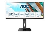 Skjerm - 34" AOC CU34P2A - 3440x1440 (UWQHD) - 100Hz - VA - CU34P2A
