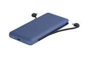 Nødlader - Belkin 10K PD Power Bank with Integrated Cables Nødlader - 10000 mAh - BPB006BTBLU