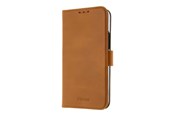 Mobil - Deksel og etui - Insmat PREMIUM FLIPCASE IPHONE 12 PRO BROWN - 650-2896