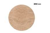 Beslag & Hengsler  - Home>it Træknop Ø90 - egetræ - 12806