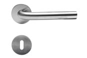 Beslag & Hengsler  - Home>it Dørhåndtak 19 mm L-Rustfritt - 13242