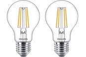 LED-lyspære - Philips LED-lyspære Classic Standard 4.3W/827 (40W) klar 2-pack E27 - 929001890067