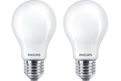 LED-lyspære - Philips LED-lyspære Classic Standard 4.5W/827 (40W) Frosted 2-pack E27 - 929001242967