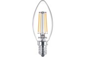 LED-lyspære - Philips LED-lyspære Classic Kerte 4.3W/827 (40W) Clear E14 - 929001889755