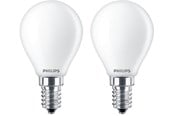 LED-lyspære - Philips LED-lyspære Classic Candle 4.3W/827 (40W) Frosted 2-pack E14 - 929001345567