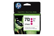 Printertilbehør blekk/toner - HP 712 / 3ED78A 3-Pack Magenta Ink - 3ED78A