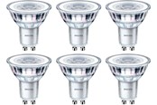 LED-lyspære - Philips LED-lyspære Classic Spot 4.6W/827 (50W) 36° 6-pack GU10 - 929001215233