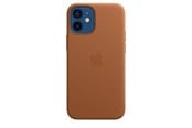 Mobil - Deksel og etui - Apple iPhone 12 mini Leather Case with MagSafe - Saddle Brown - MHK93ZM/A