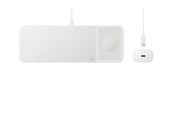 Mobil - Adaptere og ladere - Samsung Wireless Charger Trio (Incl. Power Adapter) - White - EP-P6300TWEGEU