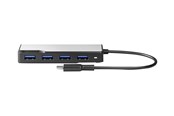USB-hub - ALOGIC USB-C Fusion SWIFT 4-in-1 Hub USB-hub - USB 3.0 - 4 porter - Grå - UCFUUA-SGR