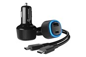 Mobil - Adaptere og ladere - ALOGIC Rapid 2 Port USB-A + USB-C Car Charger 12W + 45W - CRCA57