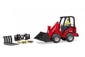 Leketøysbil - Bruder  Schäffer Compact loader 2630 with figure and accessories - 02191