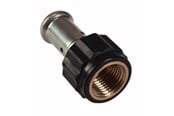Alu pex-systemer - Henco straight female iron adapter 40 mm x 114 - 18PK-4007-N