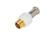 Alu pex-systemer - Henco straight male iron adapter 26 mm x 34 - 17PKW-2605-N