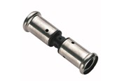 Alu pex-systemer - Henco straight coupling 50 x 50 mm - 15PK-5050