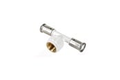 Alu pex-systemer - Henco t-female iron centre 20 x 12 x 20 white cw602 - 13PKW-200420-N