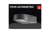 Lamper - SG Armaturen Fevik asymmetrisk grafit 3000 led 3000k - 623250