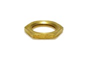 Tilbehør (fester, stikkontakter osv.) - Teknisk Belysnings Industri Nut m10x1 hexagonal brass - 037C0136