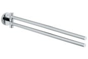Baderomstilbehør - Grohe essentials double towel bar 449 mm - 40371001