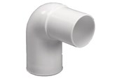 Reservedeler og tilbehør - Purus angle 90° 32 mm white pp/tpe with tip end - 752014-132