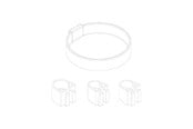 Reservedeler og tilbehør - Damixa kit soap dish incl 3 holders - 2390500