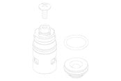 Reservedeler og tilbehør - Damixa kit ceramic module - 2316700